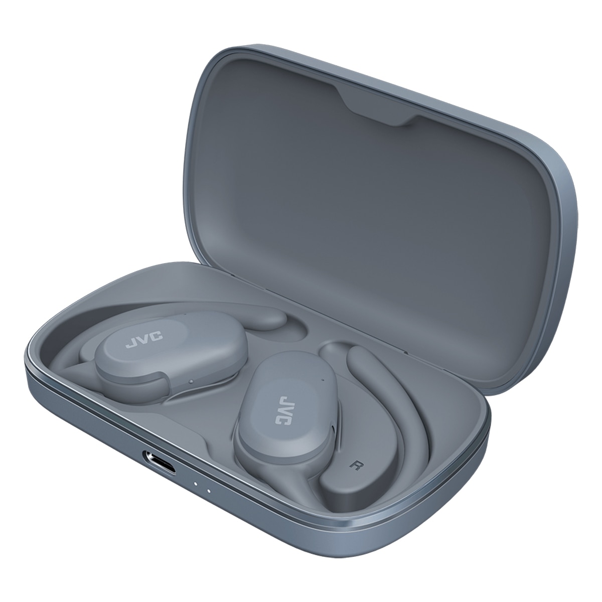 Auriculares abiertos JVC HA-NP40T-A-U, True Wireless Azul-2