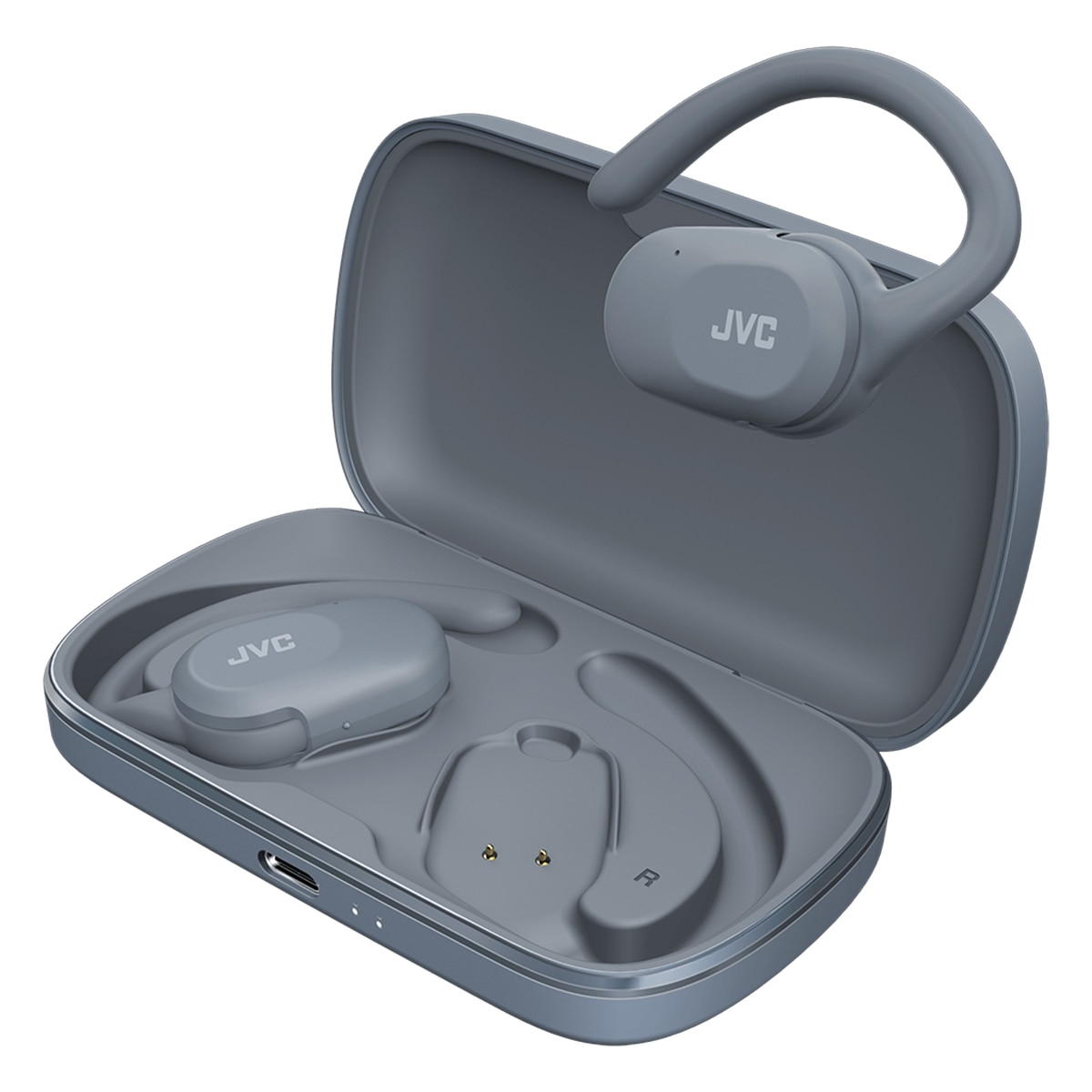 Auriculares abiertos JVC HA-NP40T-A-U, True Wireless Azul-4