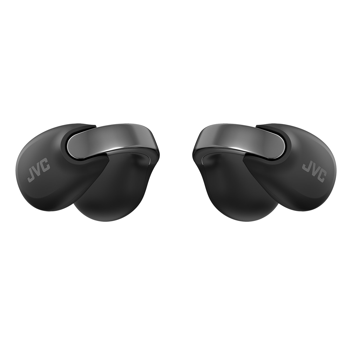 Auriculares abiertos Nearphones JVC HA-NP1T, tipo "piercing" inspirados en una joya Negro-5
