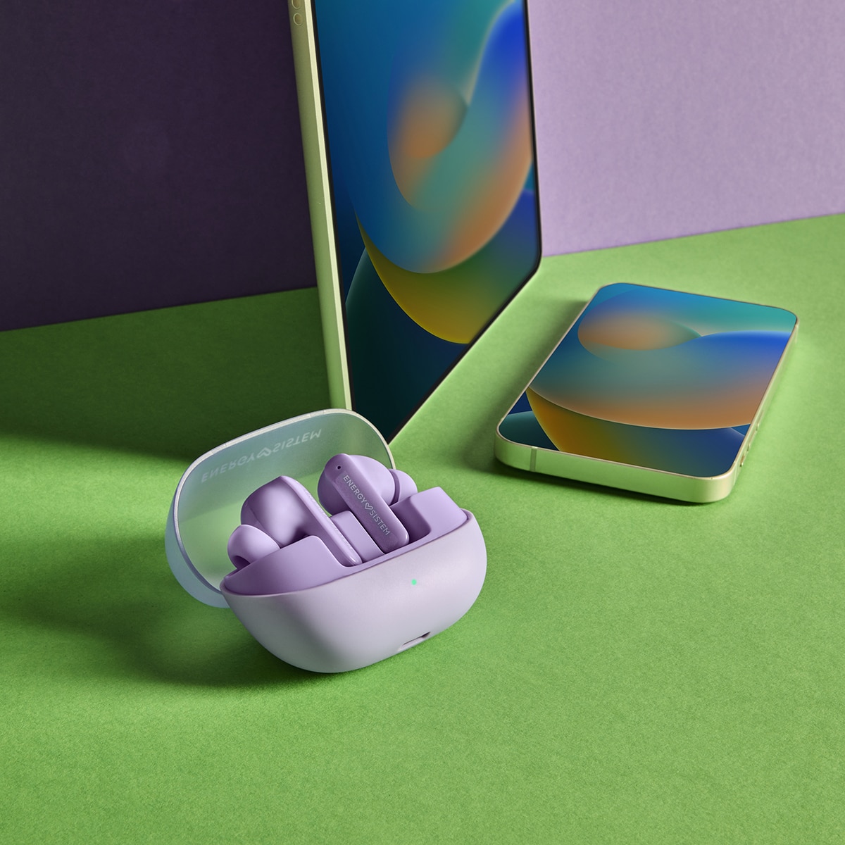 Auriculares True Wireless Energy Sistem Serenity, ANC, Bluetooth 5.3, IPX 4 Violeta-6