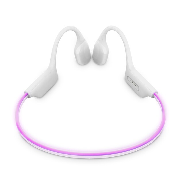 Auriculares Deportivos Energy Sistem Aquasport, conducción osea, MP3, Bluetooth 5.4, IPX8, blanco