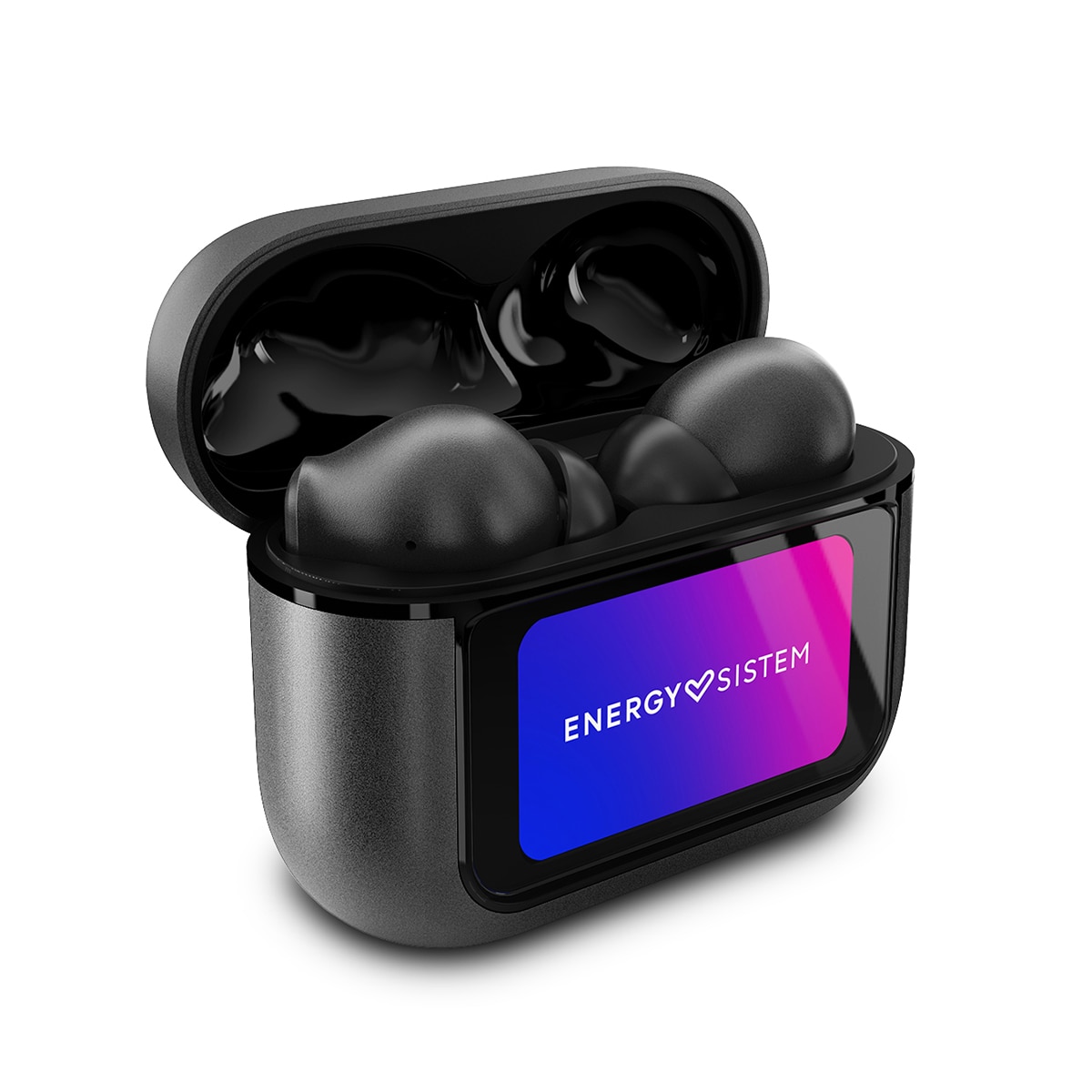 Auriculares True Wireless Energy Sistem Display, ANC, Bluetooth 5.4, IPX5, Negros Negro-7
