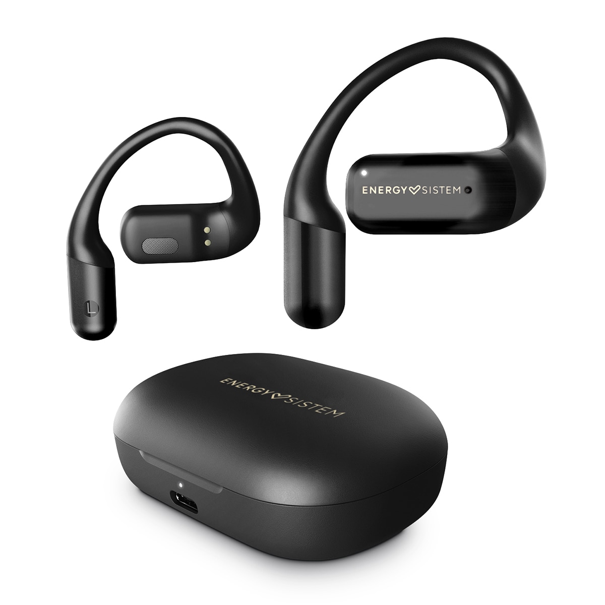 Auriculares True Wireless Energy Sistem Openwave, Bluetooth 5.4, IPX5, Negros Negro-1