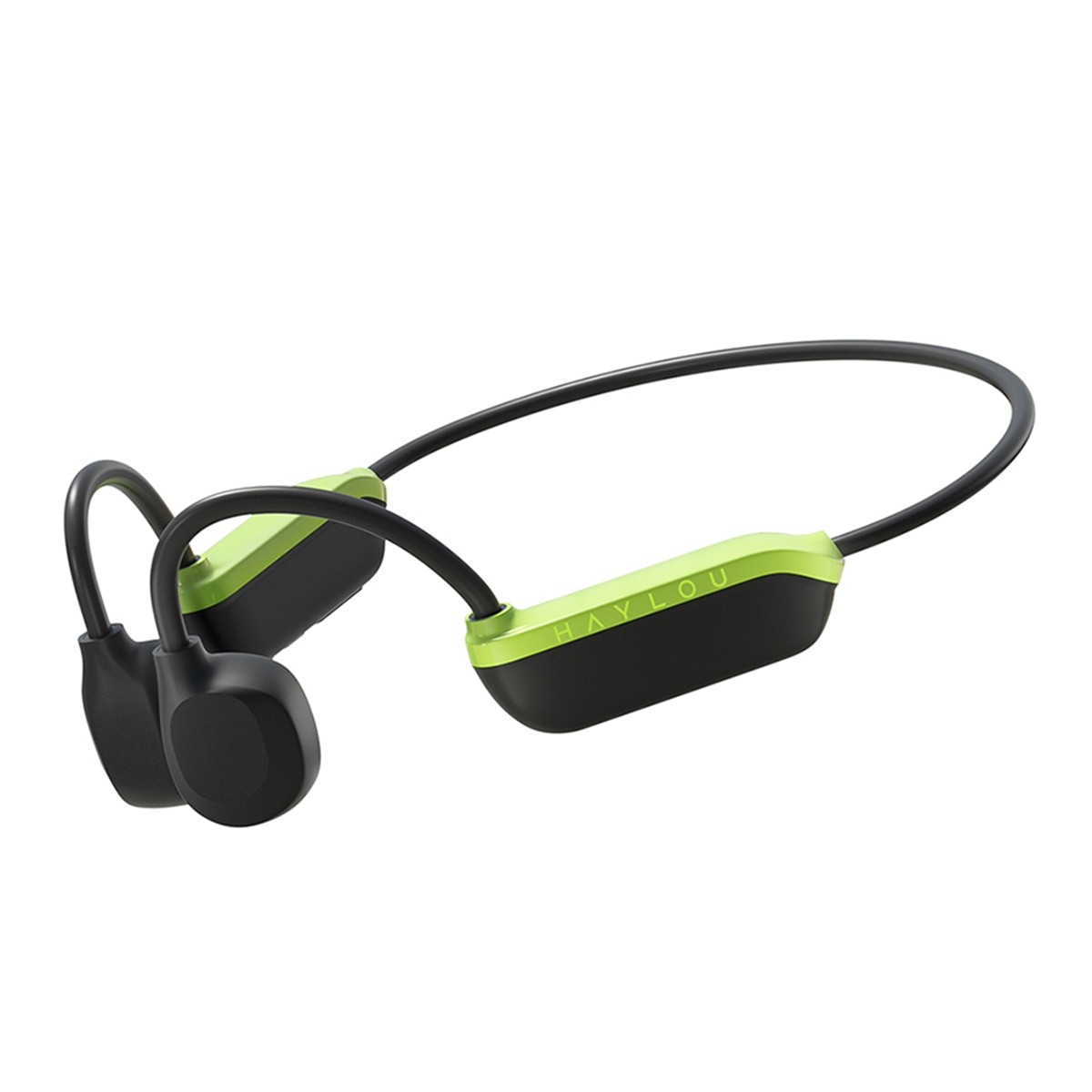 Auriculares deportivos de conducción osea Haylou BC04, Bluetooth 5.2 Negro-1