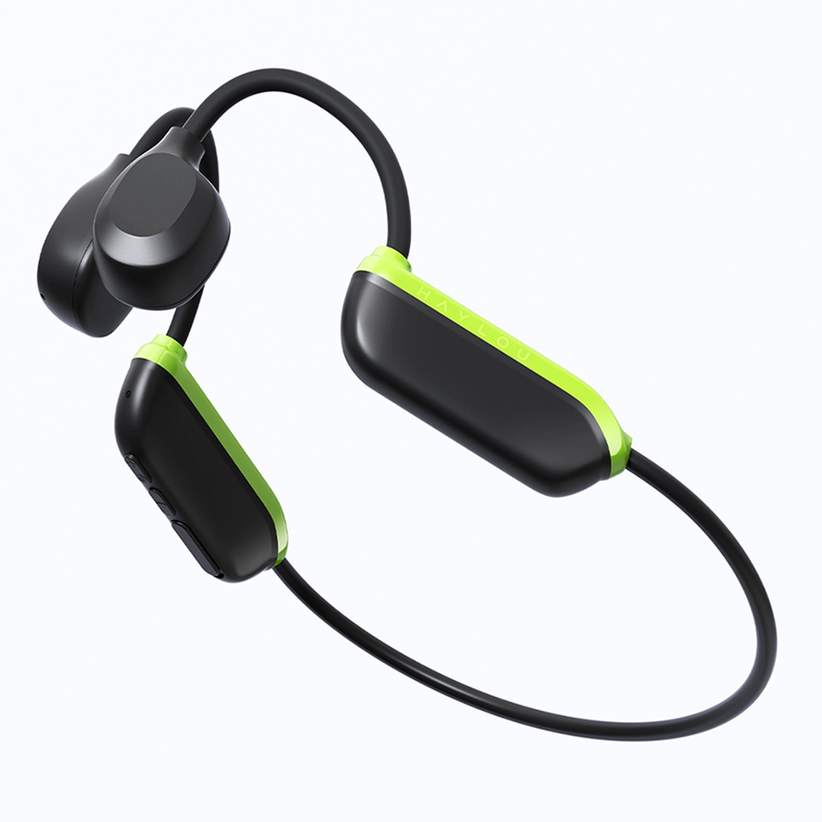 Auriculares deportivos de conducción osea Haylou BC04, Bluetooth 5.2 Negro-3