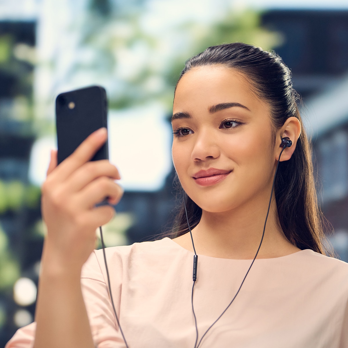 Auriculares de botón Panasonic TCM225, con cable USB-C y micrófono Negro-6
