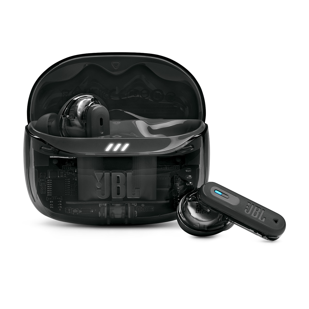 Auriculares JBL Tune Beam 2 True Wireless con cancelación de ruido - Negro translúcido Negro translúcido-2