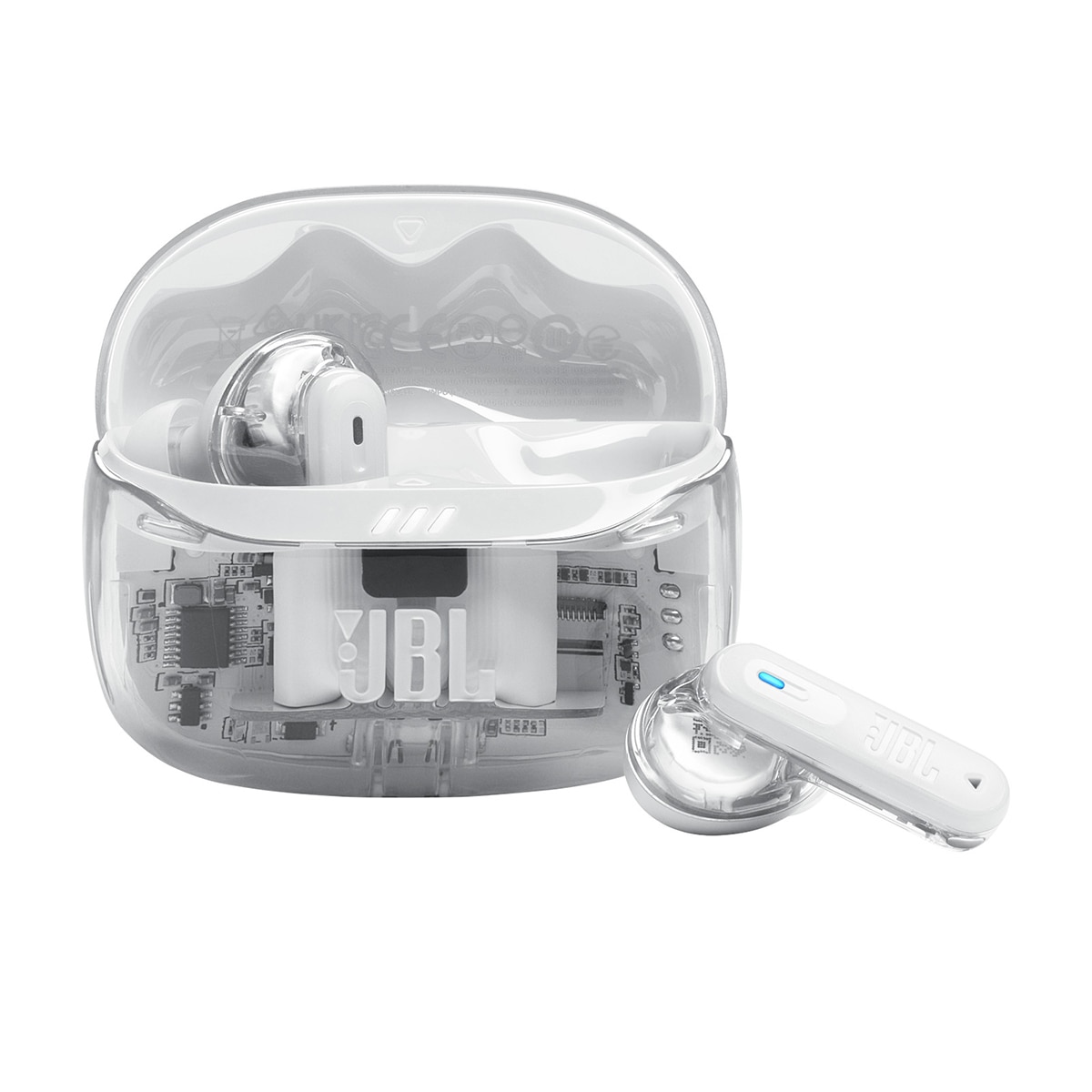 Auriculares JBL Tune Beam 2 True Wireless con cancelación de ruido - Blanco translúcido Blanco translúcido-2