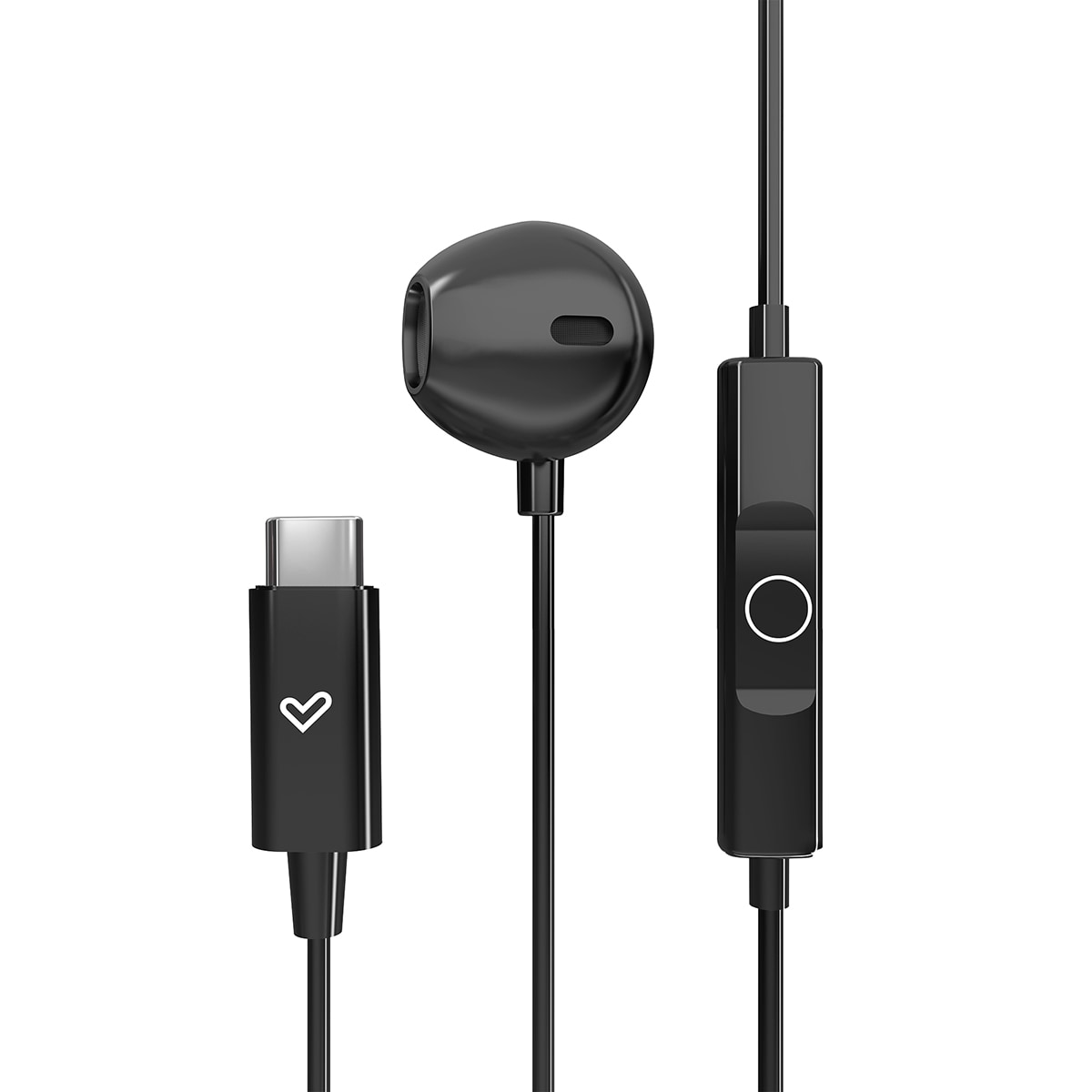 Auriculares de botón Energy Sistem EasyPods Type C Space con micrófono y voice assistant Negro-2