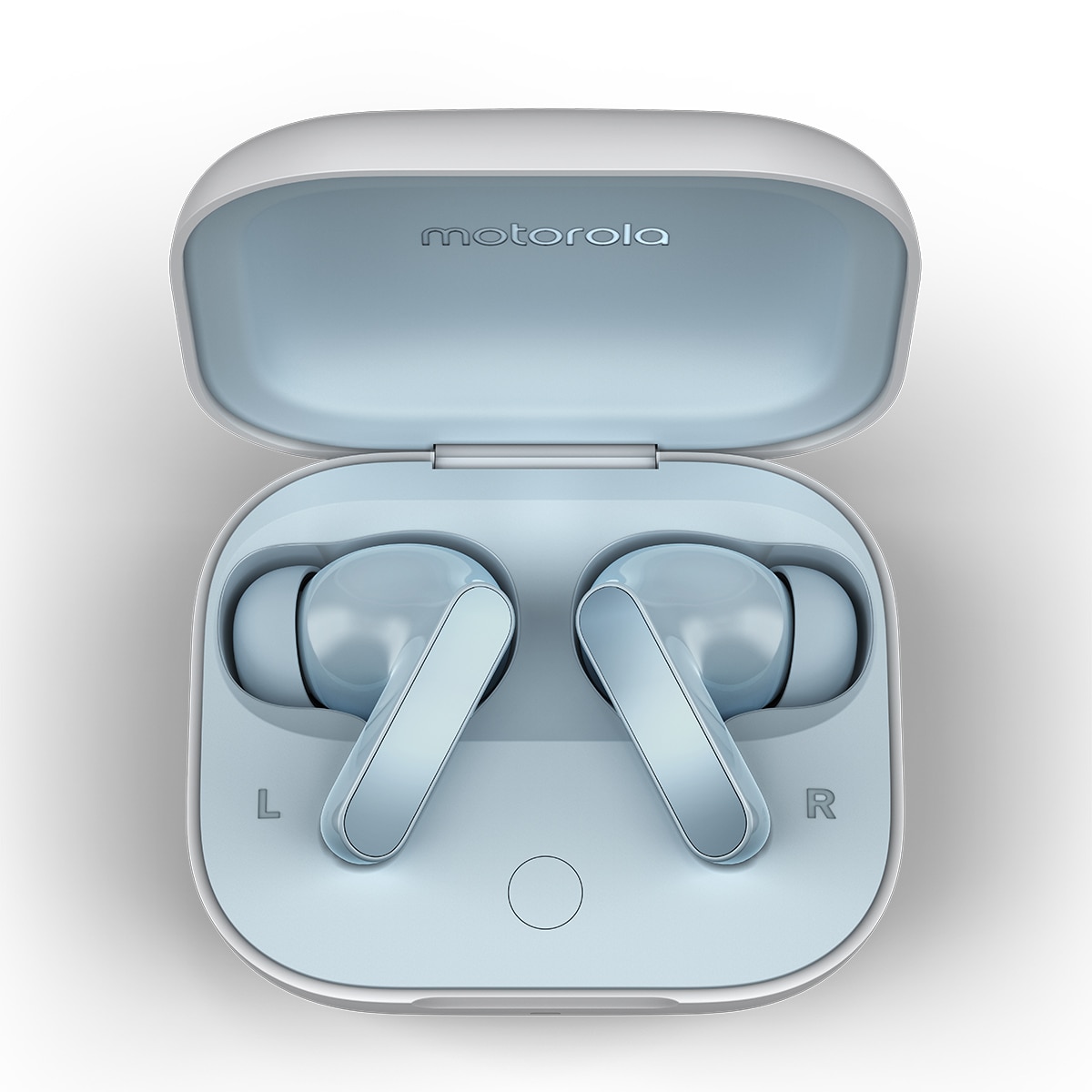 Auriculares True Wireless Motorola Moto Buds Illusion Blue con cancelación de ruido Azul celeste-2