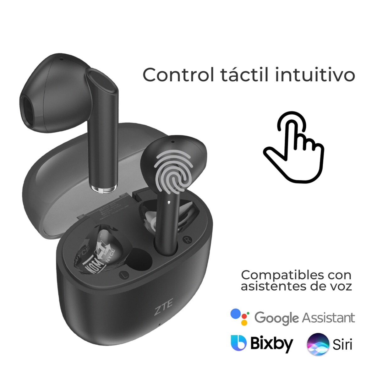 Auriculares True Wireless ZTE Buds 2 Negro-5