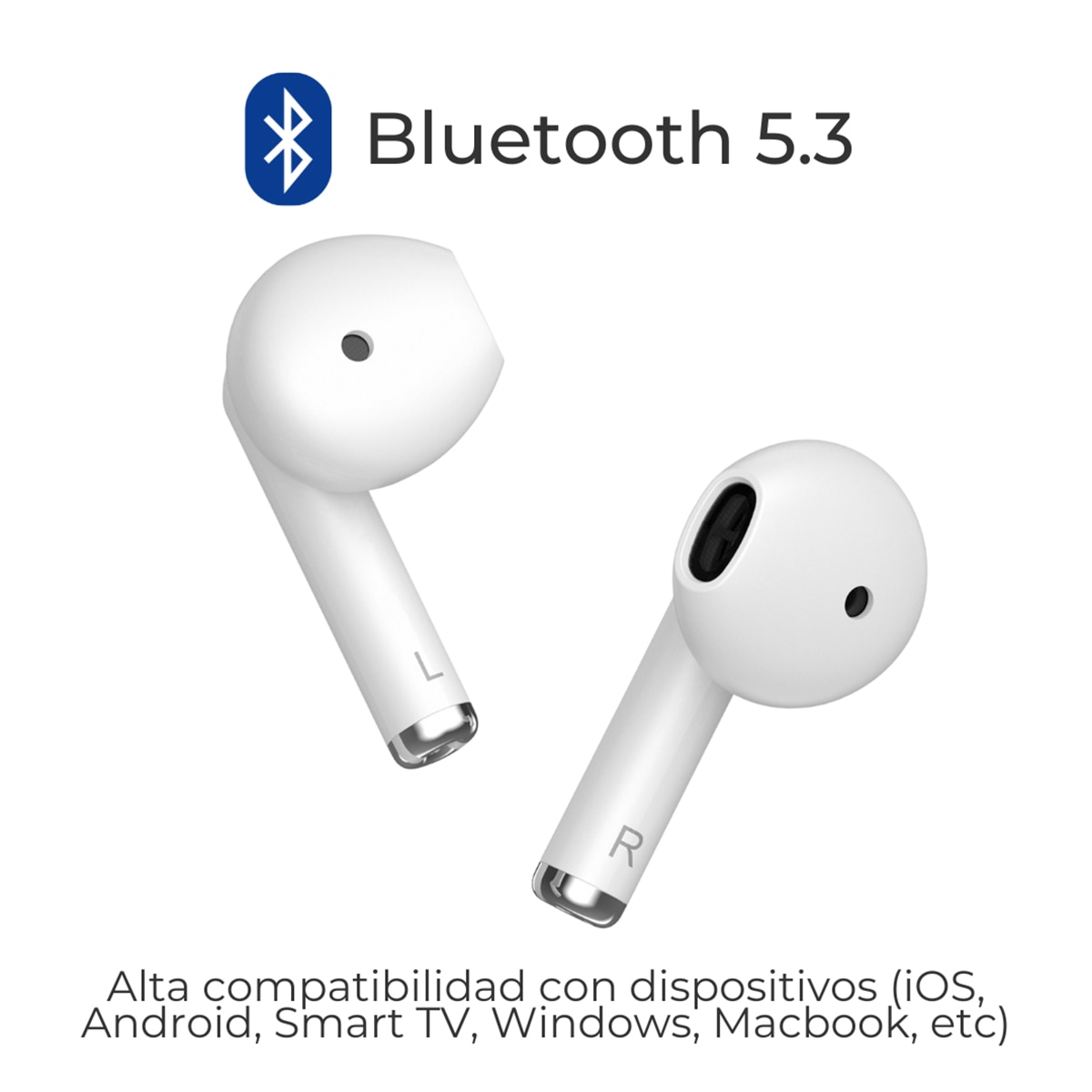 Auriculares True Wireless ZTE Buds 2 - Blanco Blanco-4