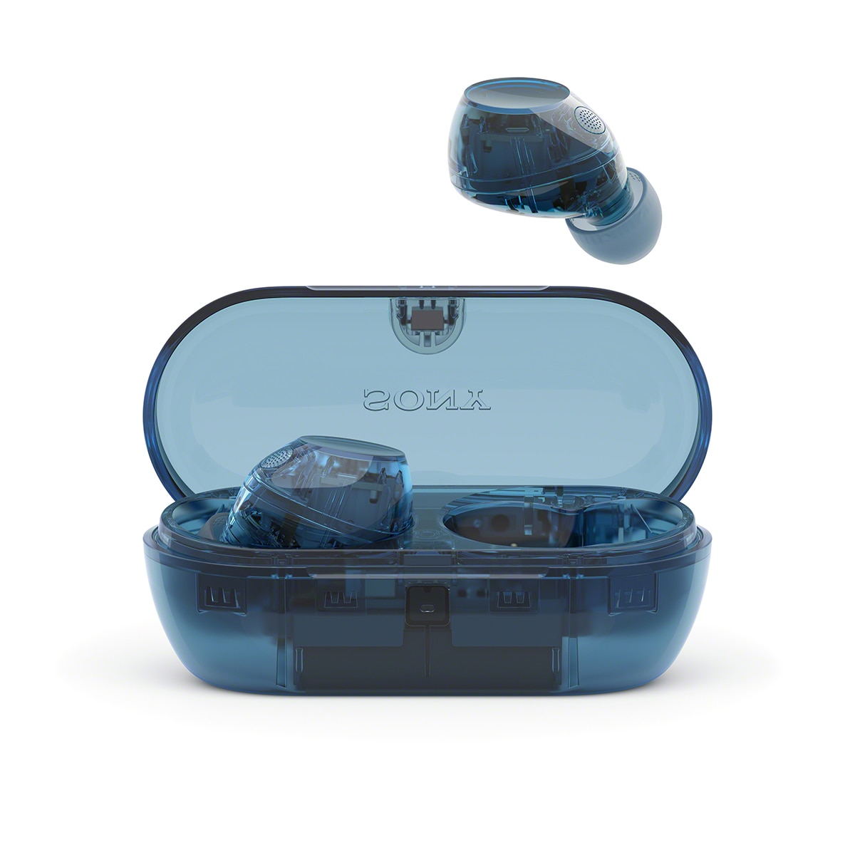 Sony WF-C710N Auriculares Inalámbricos, Cancelación de ruido, táctiles, Multipunto, IPX4, 40h. de batería, iOS, Android y PC Azul-16