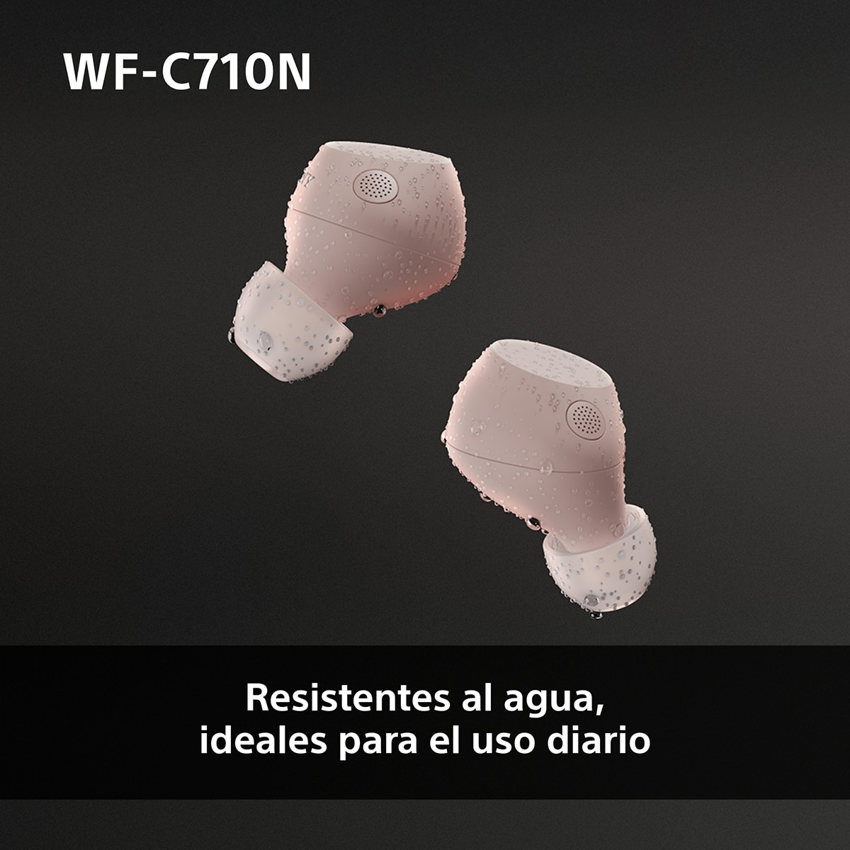 Sony WF-C710N Auriculares Inalámbricos, Cancelación de ruido, táctiles, Multipunto, IPX4, 40h. de batería, iOS, Android y PC - Rosa Rosa-11