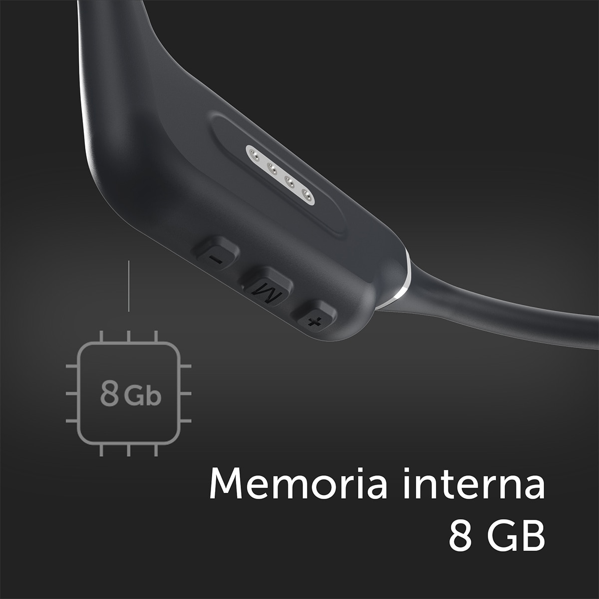 Imagen 8 de Auricular de conducción ósea Vieta Pro Bone Dual Plus inalámbrico - Negro Negro