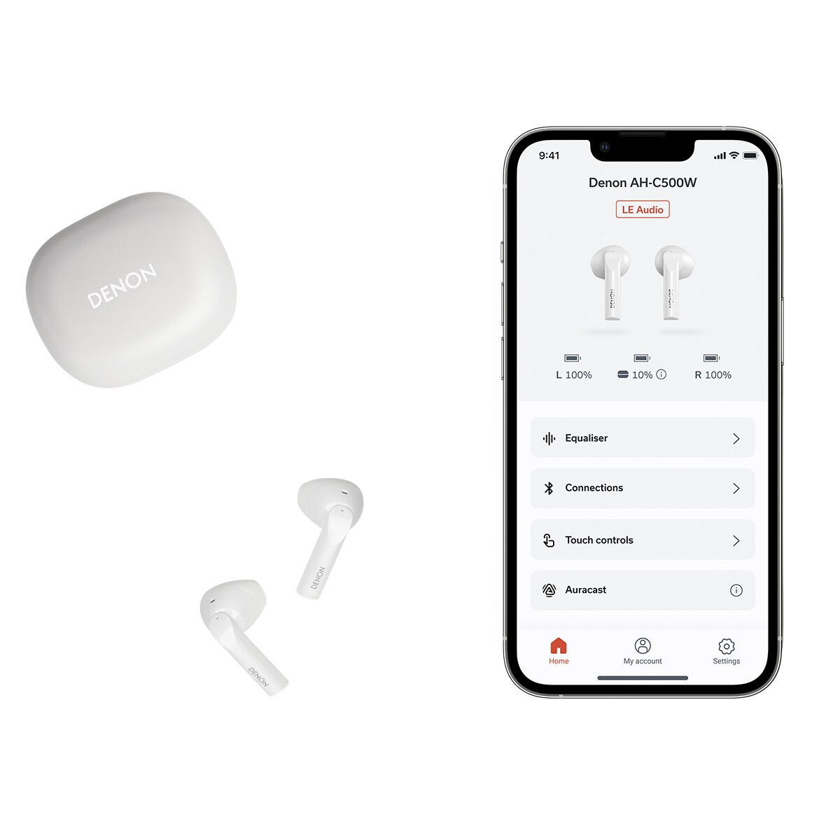 Auriculares True Wireless Denon AH-C500W Blanco-7