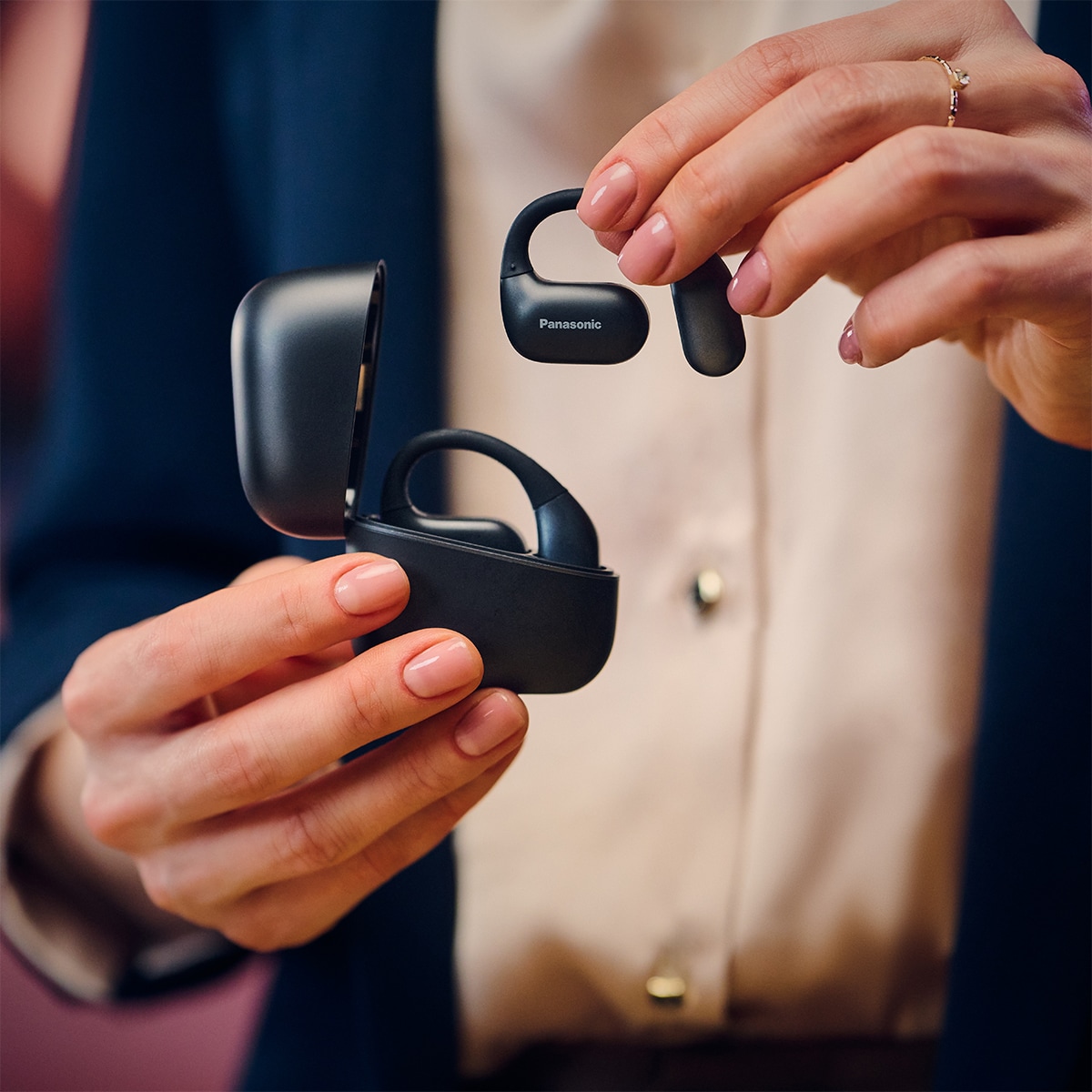 Auriculares True Wireless Panasonic RB-F10DE, Bluetooth Negro-9