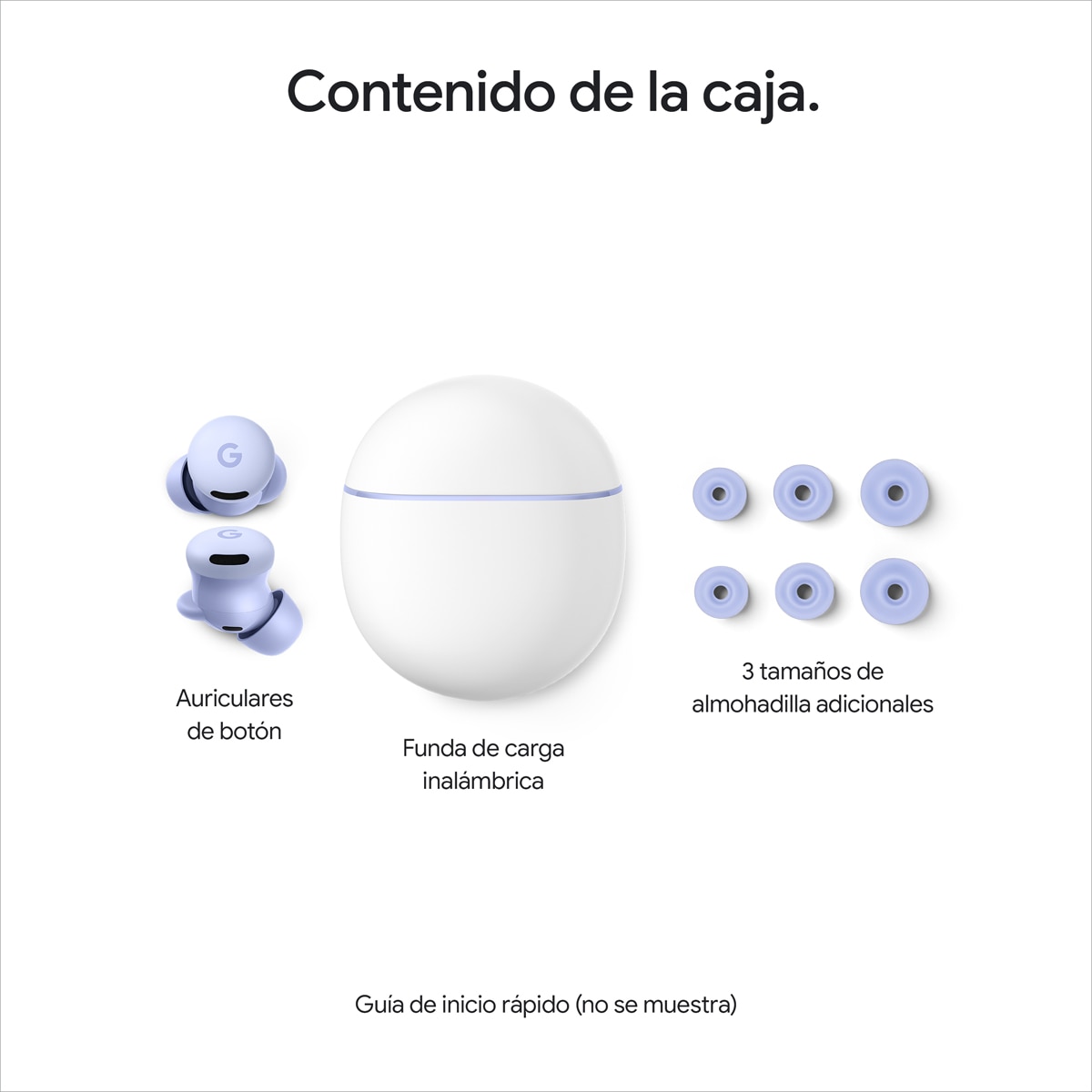 Auriculares True Wireless Google Pixel Buds 2a con cancelación de ruido activa Iris-10