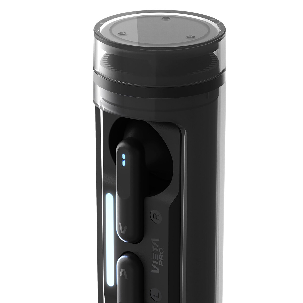 Auriculares de botón Vieta Pro Capsule, Bluetooth, hasta 19 horas de batería, micrófono HD Negro-3