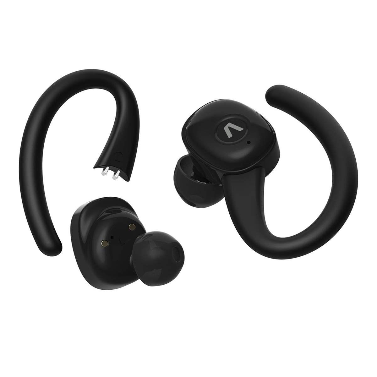 Imagem 0 de Auriculares True Wireless Vieta Pro Match 4, Bluetooth 5.3, ANC, até 21 Horas de Bateria - Preto