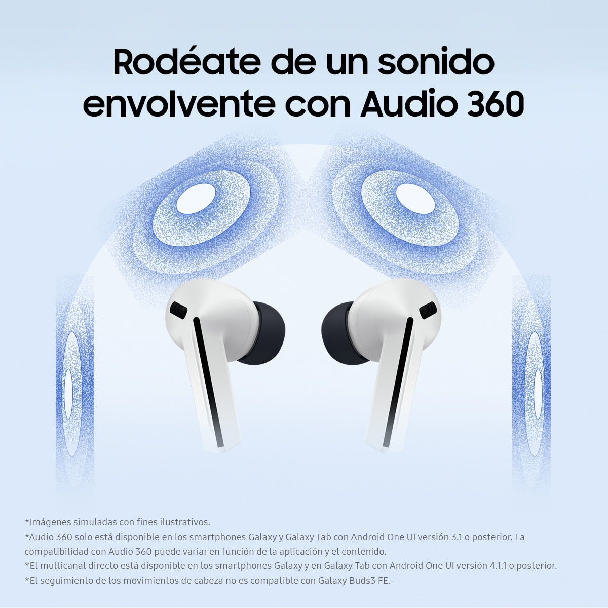 Auriculares True Wireless Samsung Galaxy Buds3 FE - Gris Gris-4