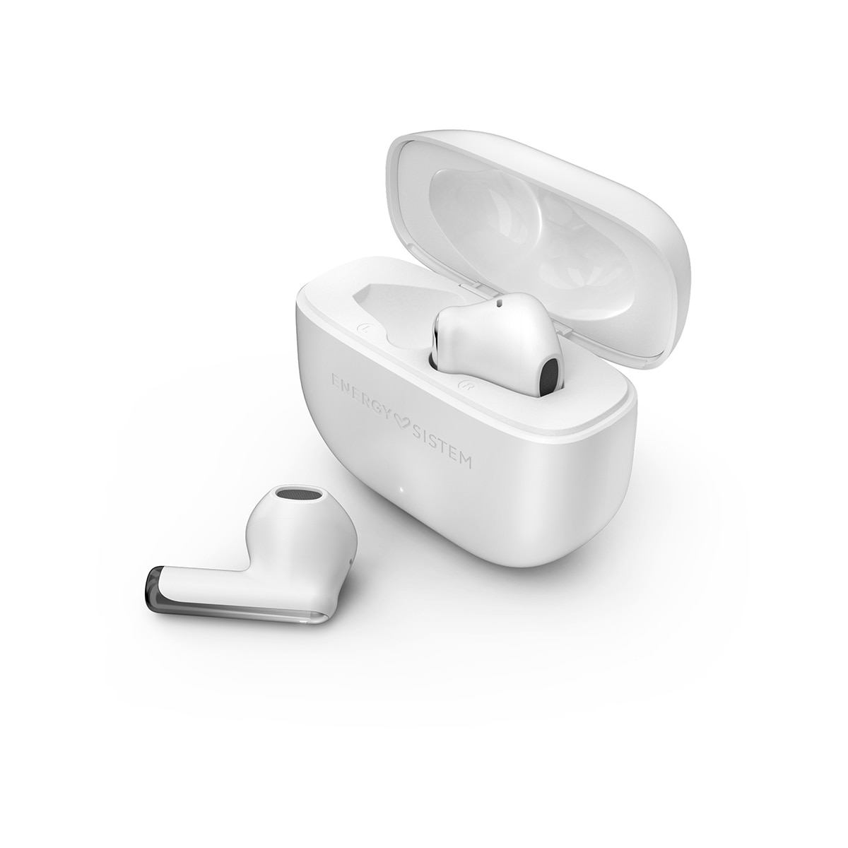 Auriculares True Wireless Energy Sistem StyleBuds Bluetooth, cancelación de ruido en micrófono, hasta 25h. autonomía y resistencia IPX4 - Blanco Blanco-4