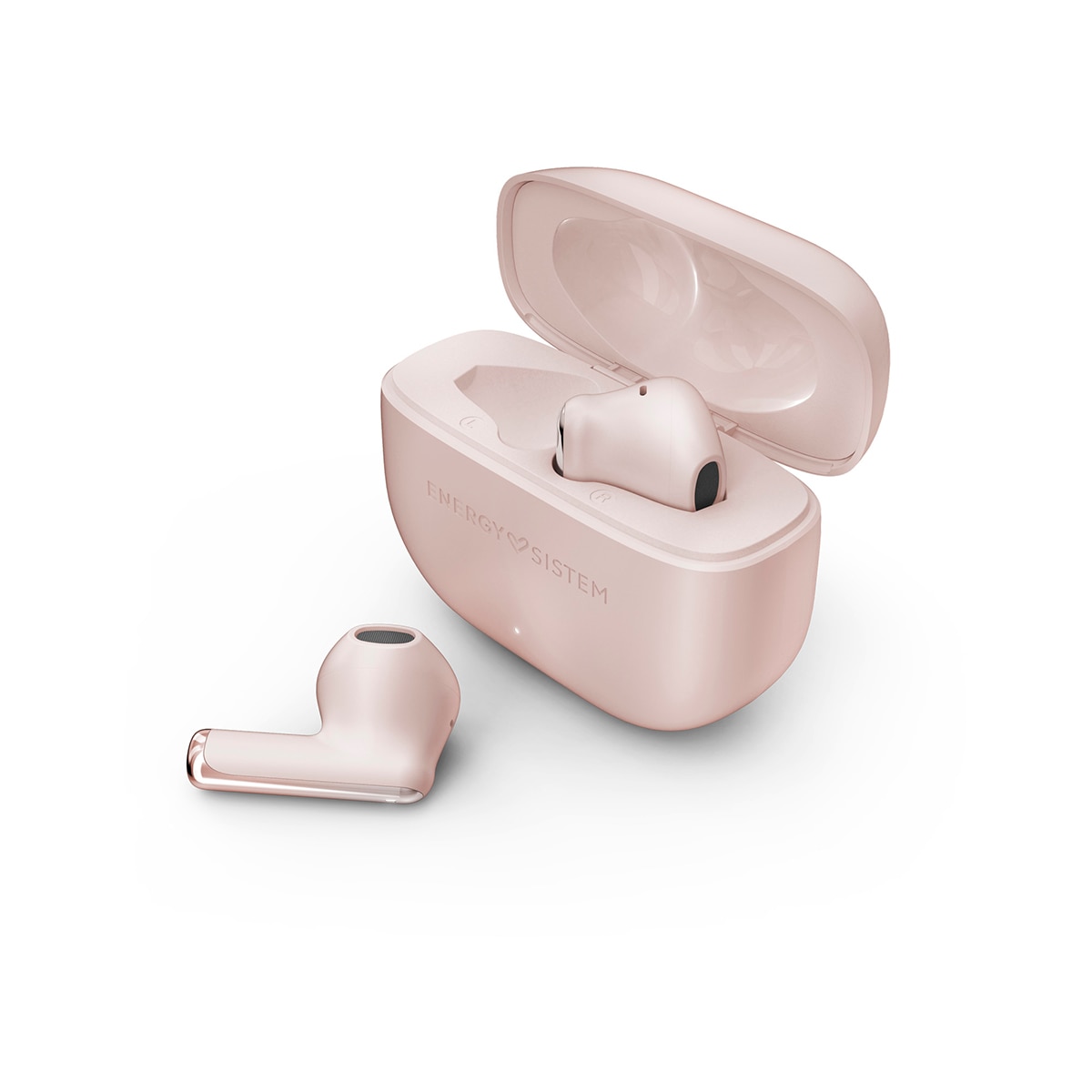 Auriculares True Wireless Energy Sistem StyleBuds Bluetooth, cancelación de ruido en micrófono, hasta 25h. autonomía y resistencia IPX4 - Rosa Rosa-4