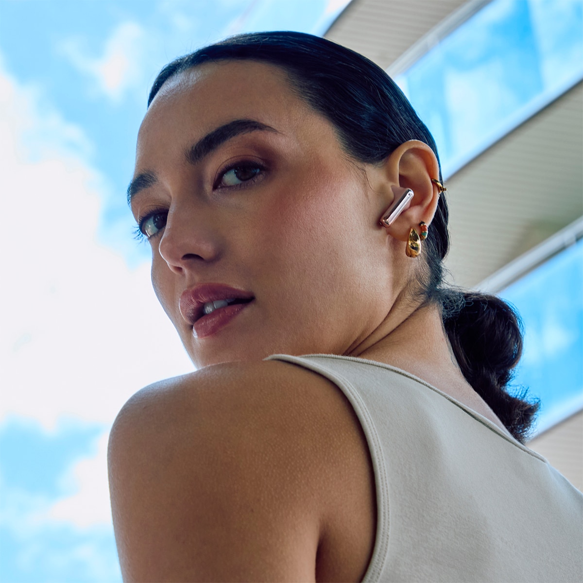 Auriculares True Wireless Energy Sistem StyleBuds Bluetooth, cancelación de ruido en micrófono, hasta 25h. autonomía y resistencia IPX4 - Rosa Rosa-7