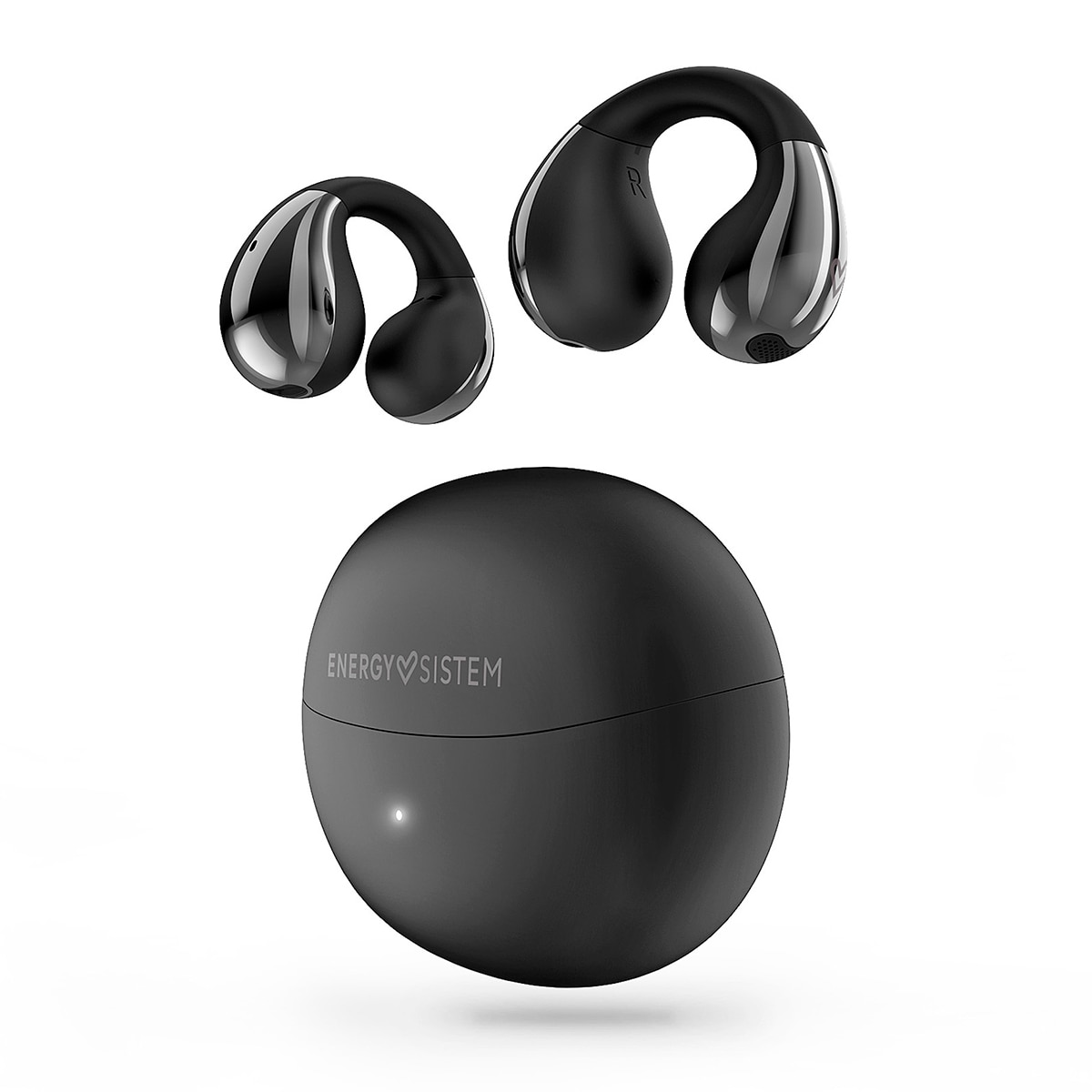 Auriculares True Wireless Energy Sistem CoolPods, Open Sound. 25h batería, cancelación de ruido en llamadas, resistencia IPX4, Multipunto Negro-2