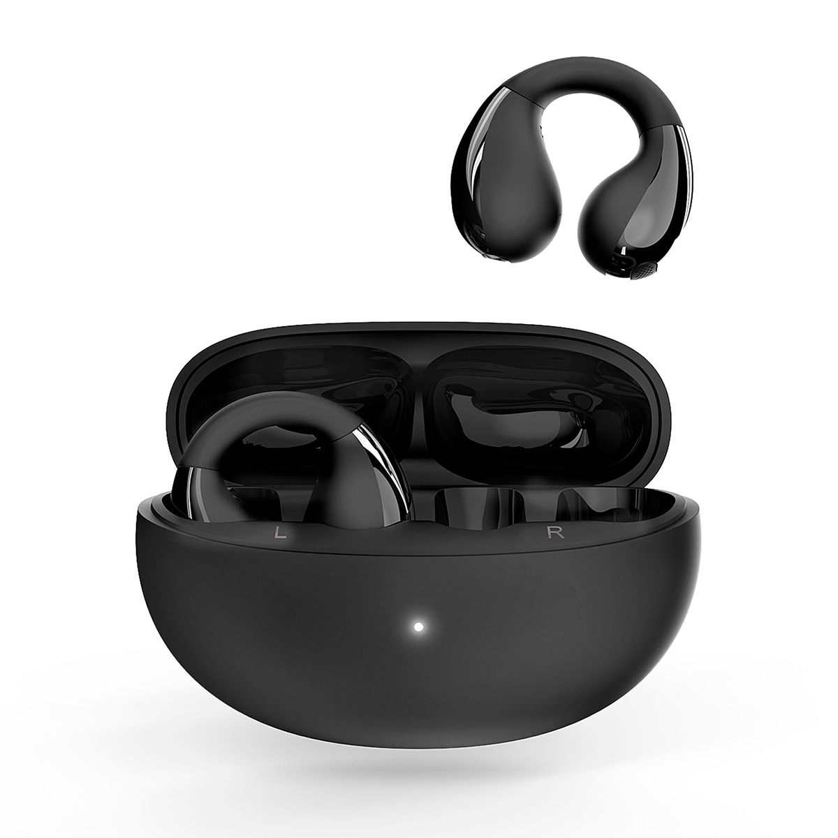 Auriculares True Wireless Energy Sistem CoolPods, Open Sound. 25h batería, cancelación de ruido en llamadas, resistencia IPX4, Multipunto Negro-3