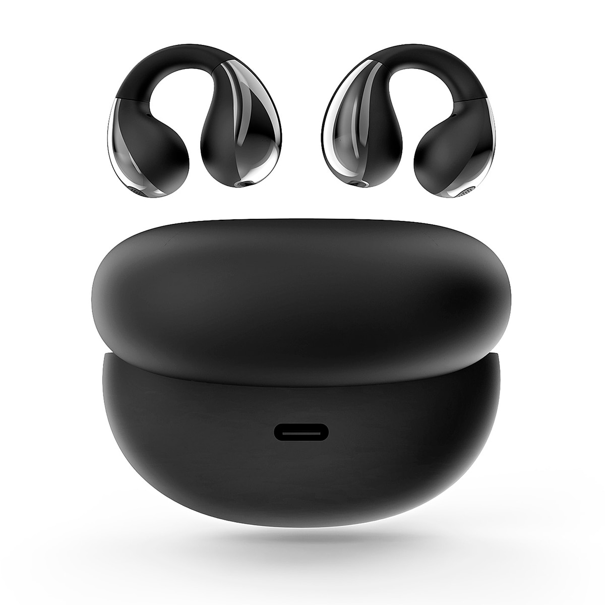 Auriculares True Wireless Energy Sistem CoolPods, Open Sound. 25h batería, cancelación de ruido en llamadas, resistencia IPX4, Multipunto Negro-4