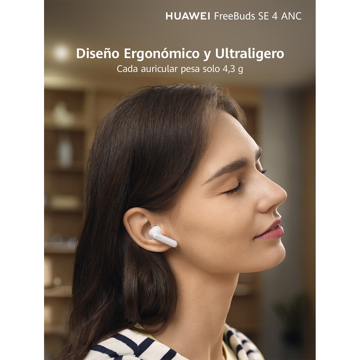 Auriculares True Wireless Huawei FreeBuds SE 4 ANC Blanco-9