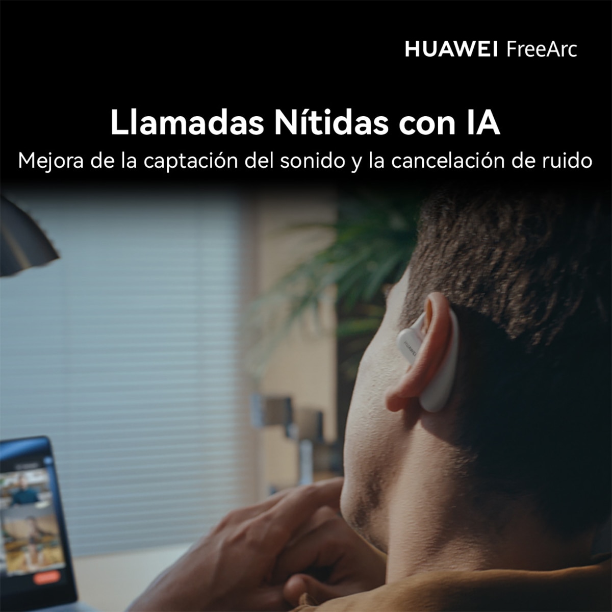 Auriculares True Wireless Huawei FreeArc - Gris claro Gris claro-11