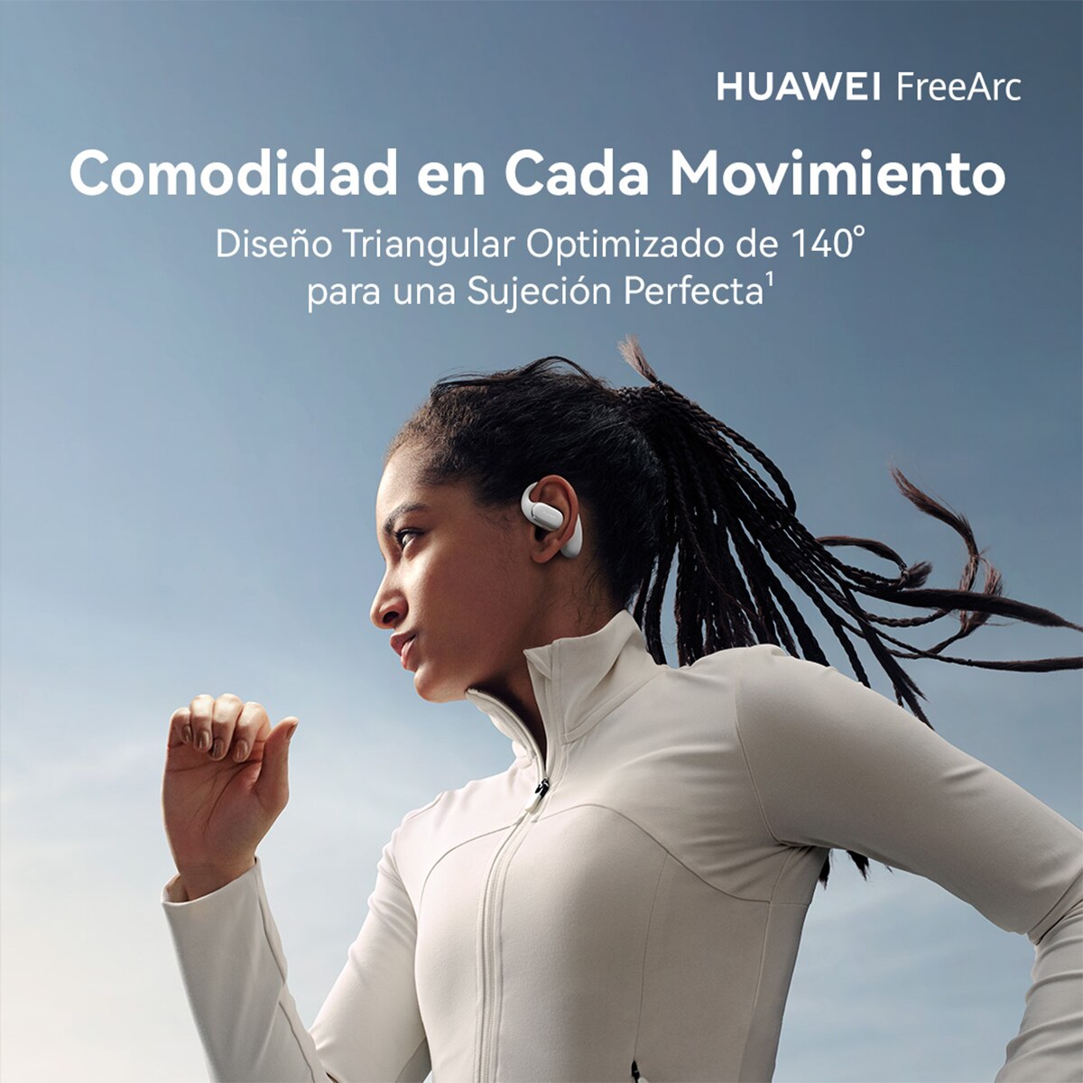 Auriculares True Wireless Huawei FreeArc - Gris claro Gris claro-14