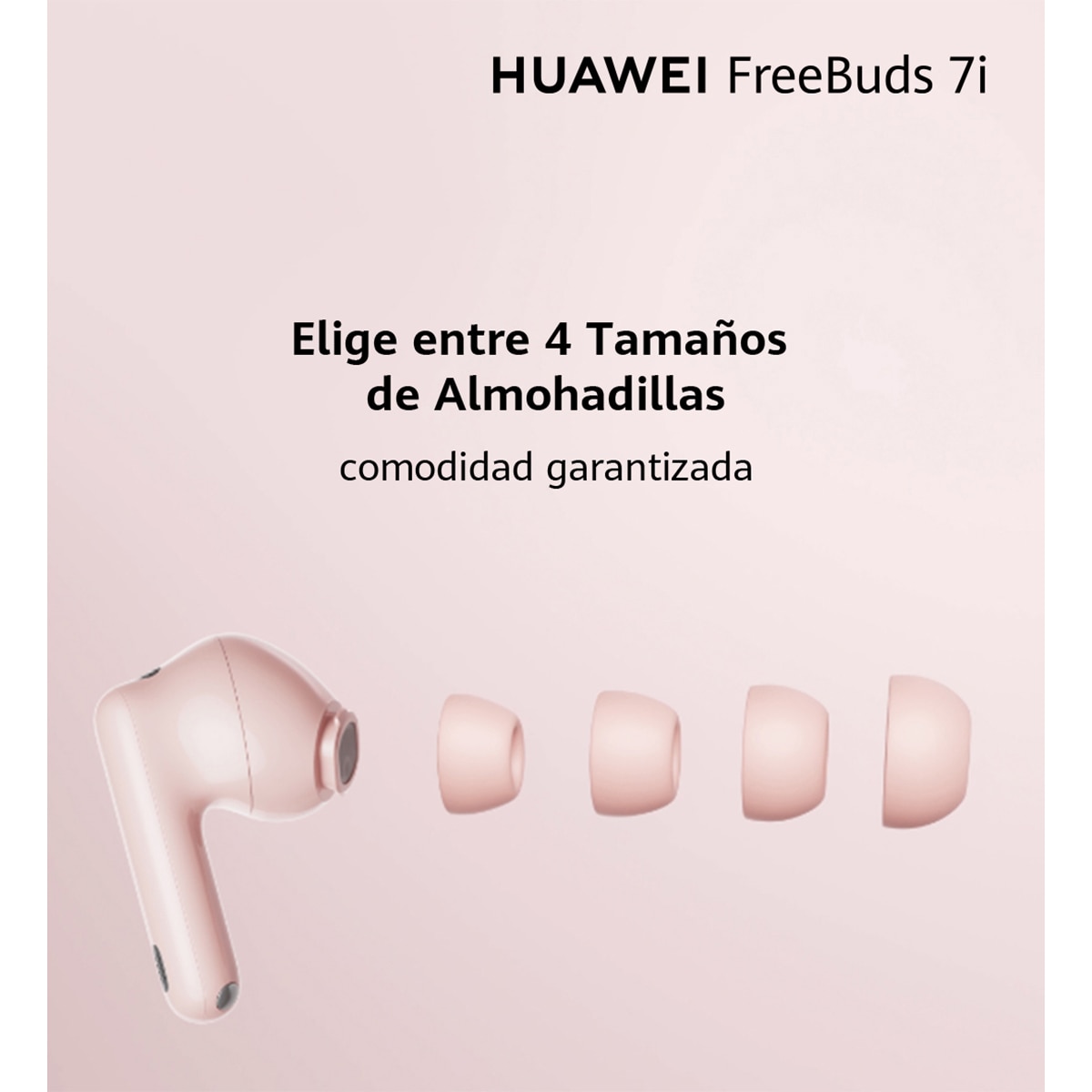 Auriculares True Wireless Huawei FreeBuds 7i Cancelación Activa de Ruido (ANC) Inteligente y Dinámica 4.0 - Negro Negro-7