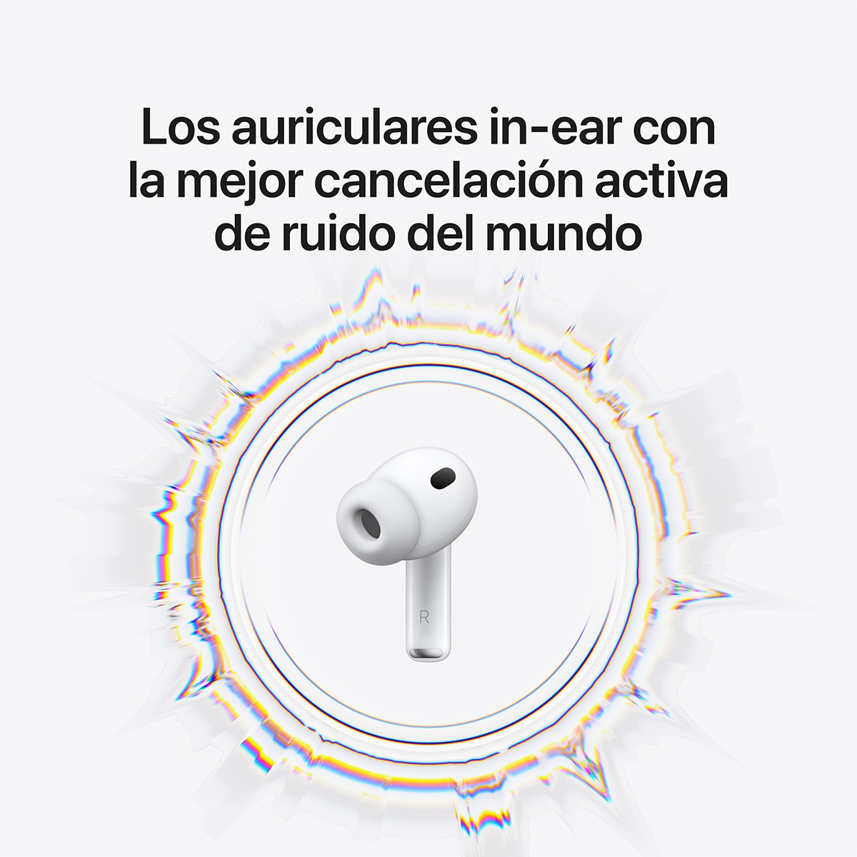 Apple AirPods Pro 3, Inalámbricos, Cancelación de ruido, Medición frecuencia cardíaca, USB-C Blanco-4
