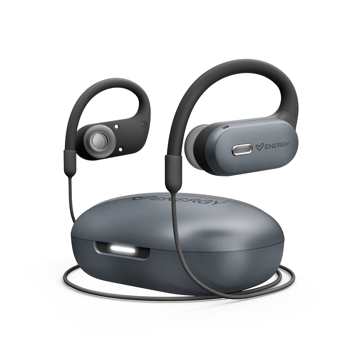 Auriculares True Wireless Abierto Energy Sistem Graphite Airwave Negro-4