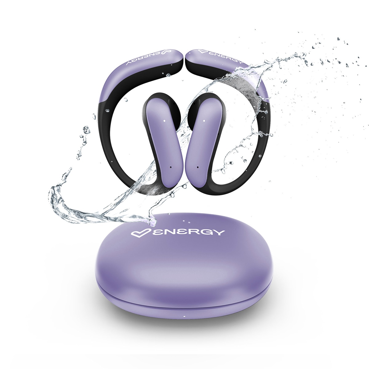 Auriculares deportivos True Wireless Energy Sistem PulseFit Lavanda-2