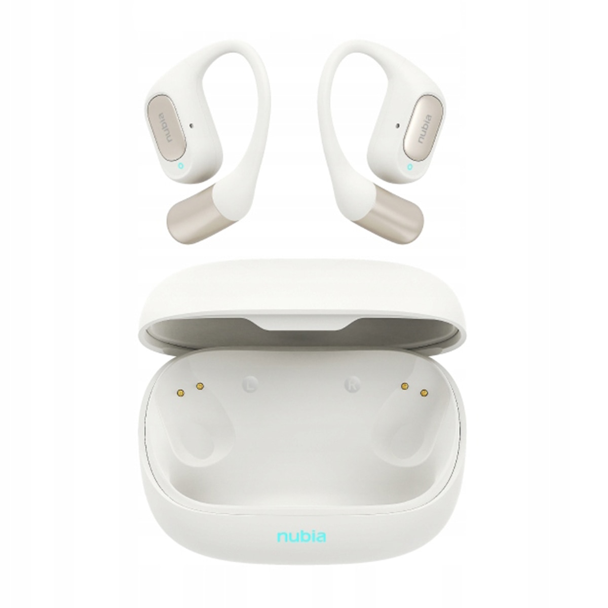Imagen 0 de Auriculares Truewireless ZTE Nubia Live Flip blancos
