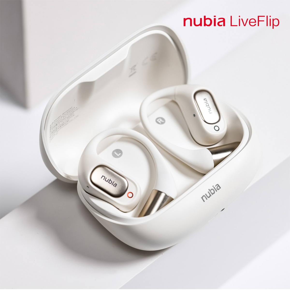 Auriculares Truewireless ZTE Nubia Live Flip blancos - Blanco Blanco-3