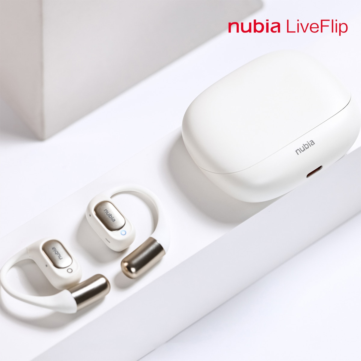 Auriculares Truewireless ZTE Nubia Live Flip blancos - Blanco Blanco-8