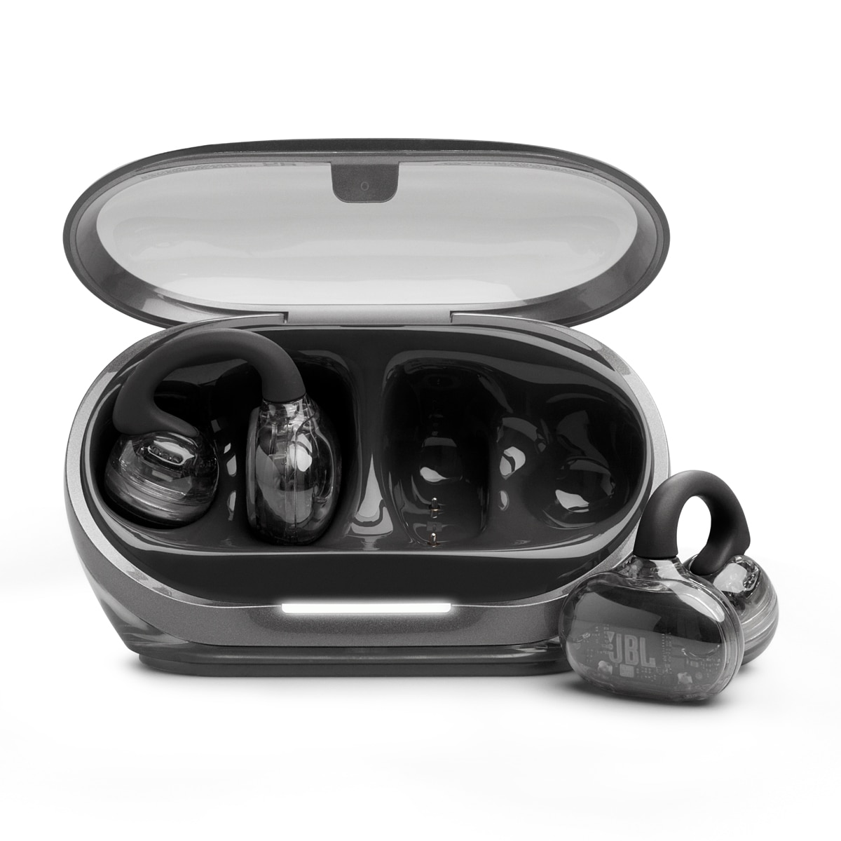 Auriculares True Wireless de conducción de aire JBL Soundgear Clips, IP54, hasta 32h. reproducción total, carga rápida. Negro-2