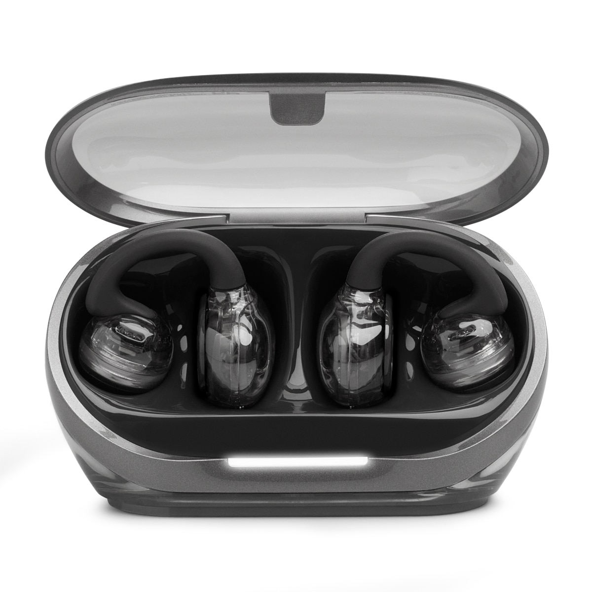 Auriculares True Wireless de conducción de aire JBL Soundgear Clips, IP54, hasta 32h. reproducción total, carga rápida. Negro-6