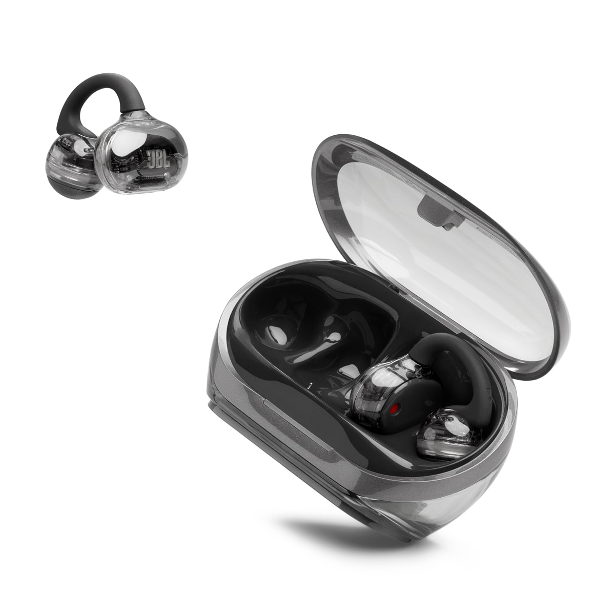 Auriculares True Wireless de conducción de aire JBL Soundgear Clips, IP54, hasta 32h. reproducción total, carga rápida. Negro-10