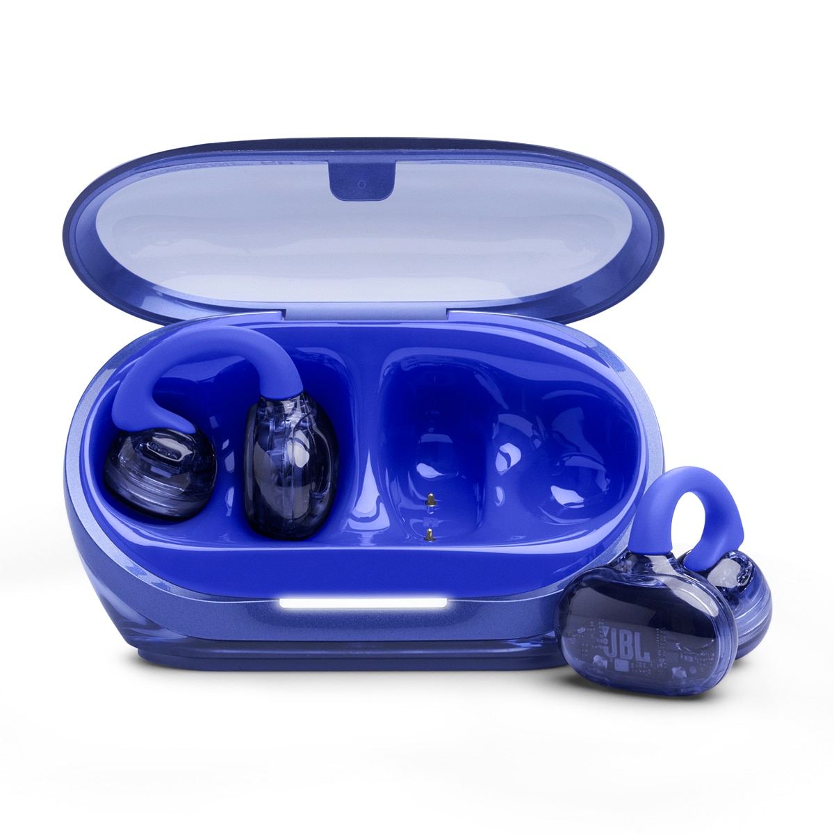Auriculares True Wireless de conducción de aire JBL Soundgear Clips, IP54, hasta 32h. reproducción total, carga rápida. - Azul Azul-2