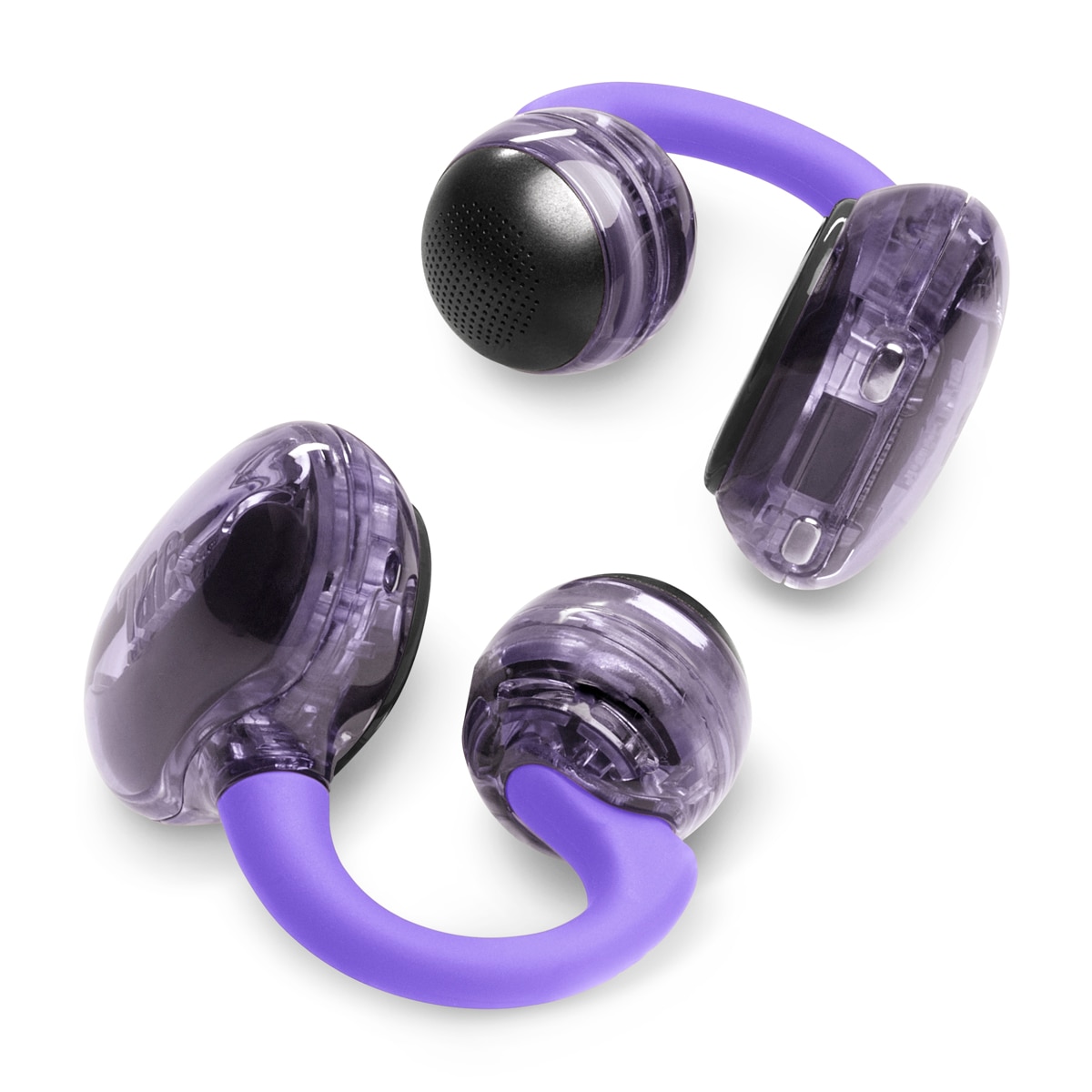 Auriculares True Wireless de conducción de aire JBL Soundgear Clips, IP54, hasta 32h. reproducción total, carga rápida. - Morado Morado-4
