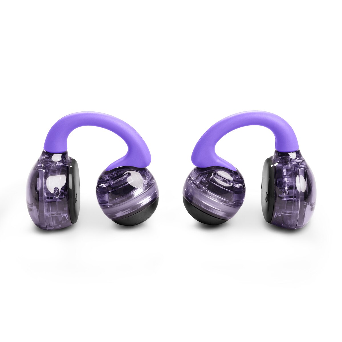 Auriculares True Wireless de conducción de aire JBL Soundgear Clips, IP54, hasta 32h. reproducción total, carga rápida. - Morado Morado-11