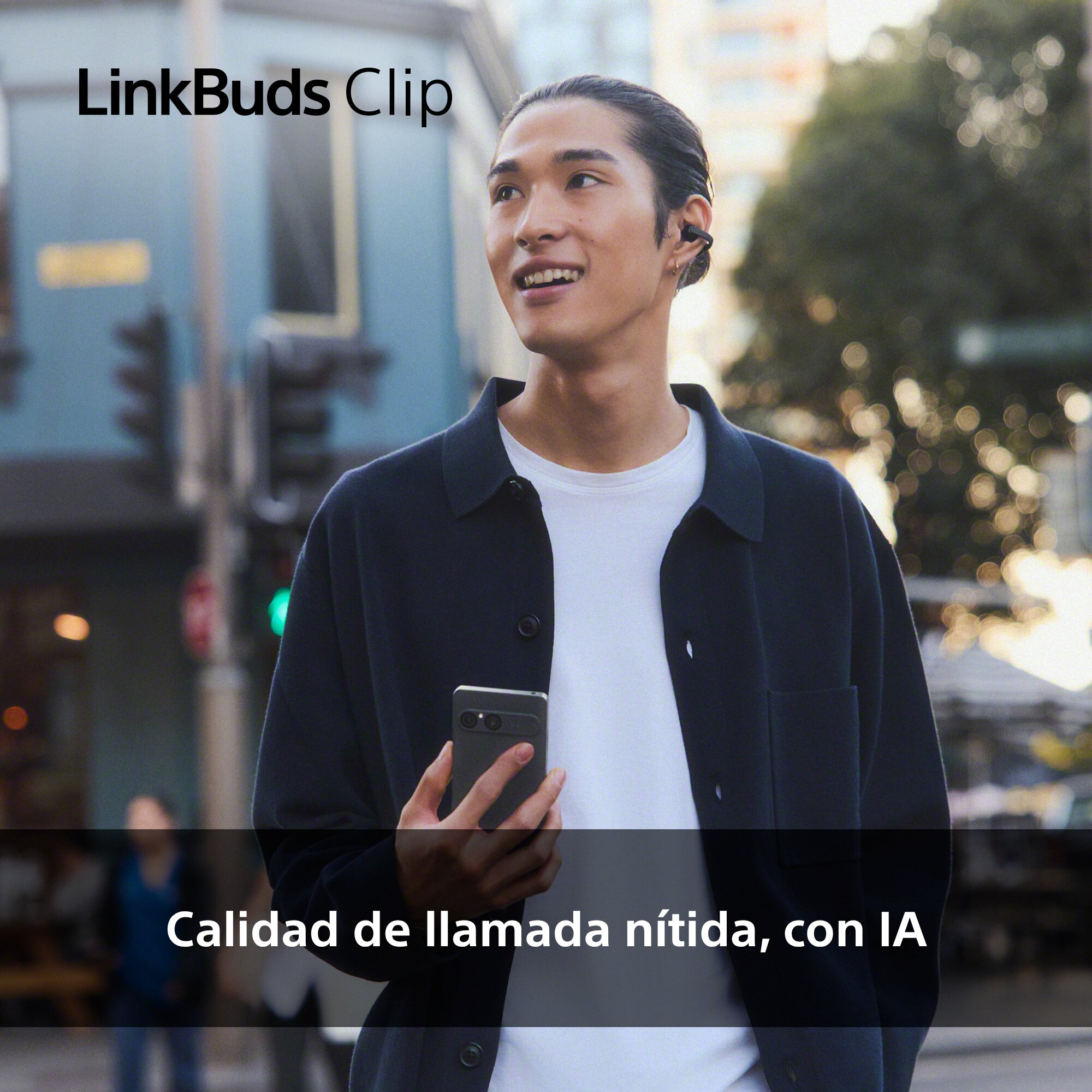 Auriculares inalámbricos Sony LinkBuds Clip, Bluetooth, IPX4, 37 horas de Batería - Beige Beige-9