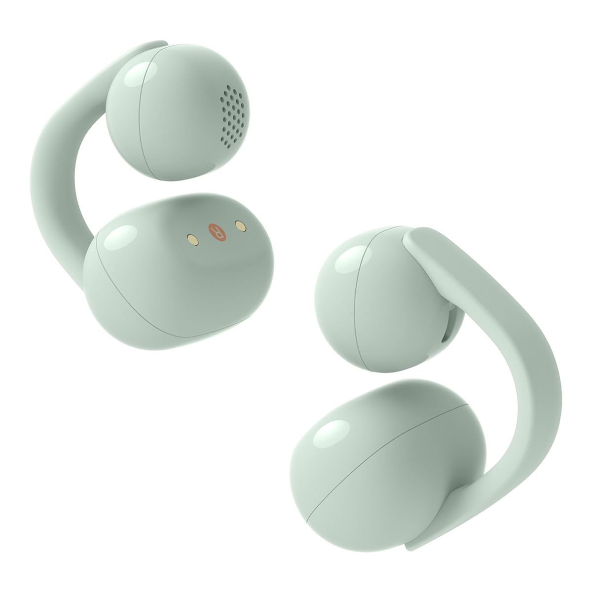 Auriculares inalámbricos Sony LinkBuds Clip, Bluetooth, IPX4, 37 horas de Batería - Verde menta Verde menta-1