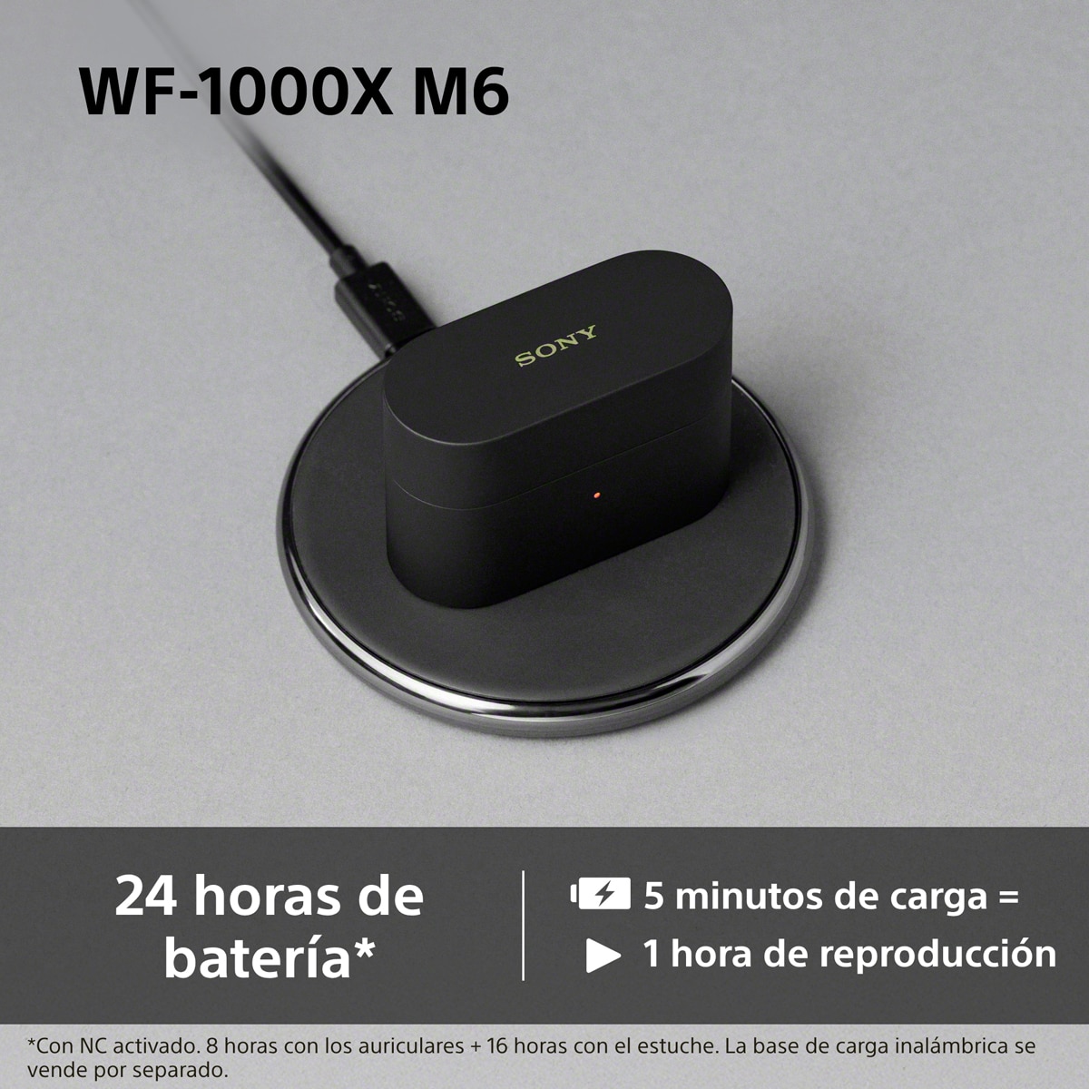Auriculares True Wireless Sony WF-1000XM6 con cancelación de ruido, Bluetooth, IPX4, 24 horas de batería - Argenta Argenta-10